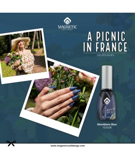 Gelpolish Montblanc Blue Magnetic 15ml