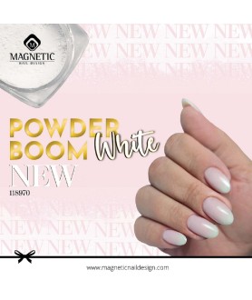 Powder Boom White Magnetic