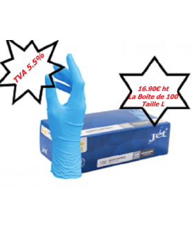 Gant Nitrile Bleu - Taille L