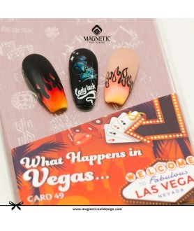 Plaque de Stamping n°49 - What Happens in Vegas