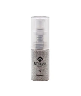 Glitter Spray Steel Silver 17gr Magnetic