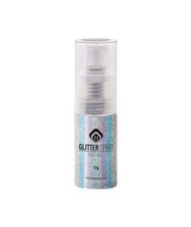 Glitter Spray Hologram Silver 17gr