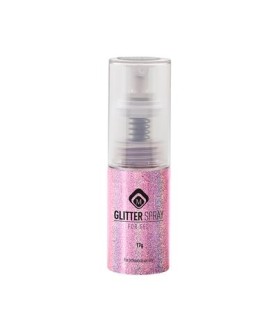 Glitter Spray Hologram Pink 17g