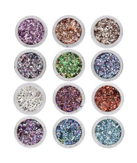 Mixes Metal Flakes 12 colors by Magnetic