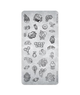Plaque de Stamping n°47 - Cup Cake