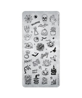 Plaque de Stamping n°41 - Trick or Treat