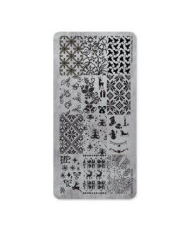 Plaque de Stamping n°9 - Christmas