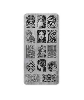 Plaque de Stamping n°12 - Art Nouveau - Promo Web 25%