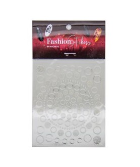 Fashion Sticker Circles Silver