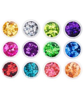 Mirror Confetti 12 pcs Magnetic