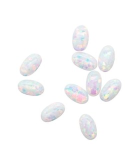 Cabuchon White Opal Magnetic