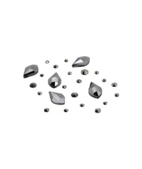 Rhinestone Mix Teardrop 20 pcs Magnetic