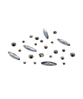 Rhinestone Mix Boat 20 pcs