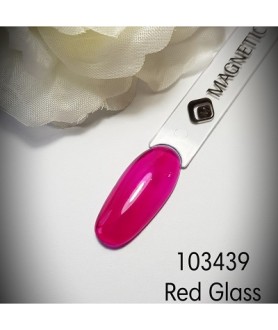 Gelpolish Red Glass 15ml Magnetic