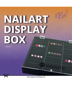 Nail Art Display Box Black