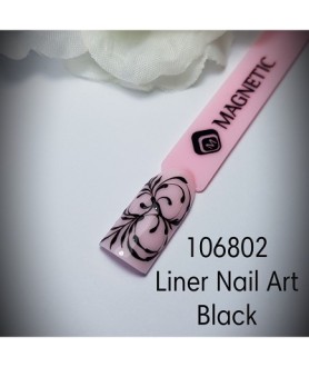 Liner Nail Art Black Magnetic