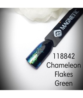 Chameleon Flakes Green Magnetic