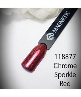 Magnetic Chrome Sparkle Red