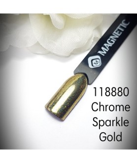 Magnetic Chrome Sparkle Gold