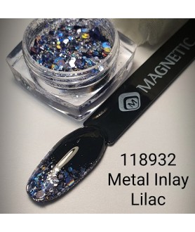 Metal Inlay Lilac Magnetic