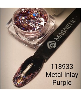 Metal Inlay Purple Magnetic