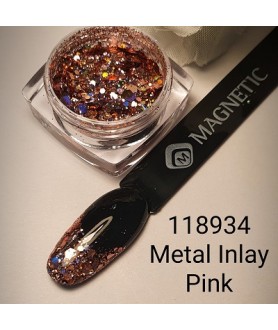 Metal Inlay Pink Magnetic