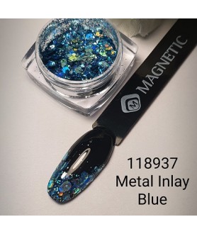 Metal Inlay Blue Magnetic