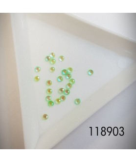 Rhinestones Neon Green 24Pcs S