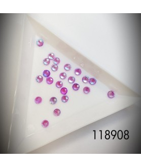 Rhinestones Neon Purple 24 Pcs M - Promo Web 25%