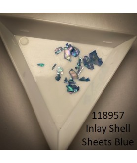 Inlay Shell Sheets Blue Magnetic
