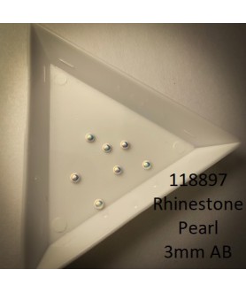 Rhinestone Pearl 3mm AB