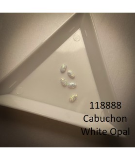 Cabuchon White Opal Magnetic