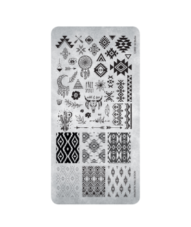 Plaque Stamping Boho n°63