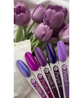 Lot de 5 Gelpolish 7ml - Collection Purple