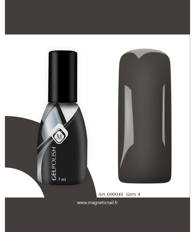 Gelpolish Grey 4 7ml