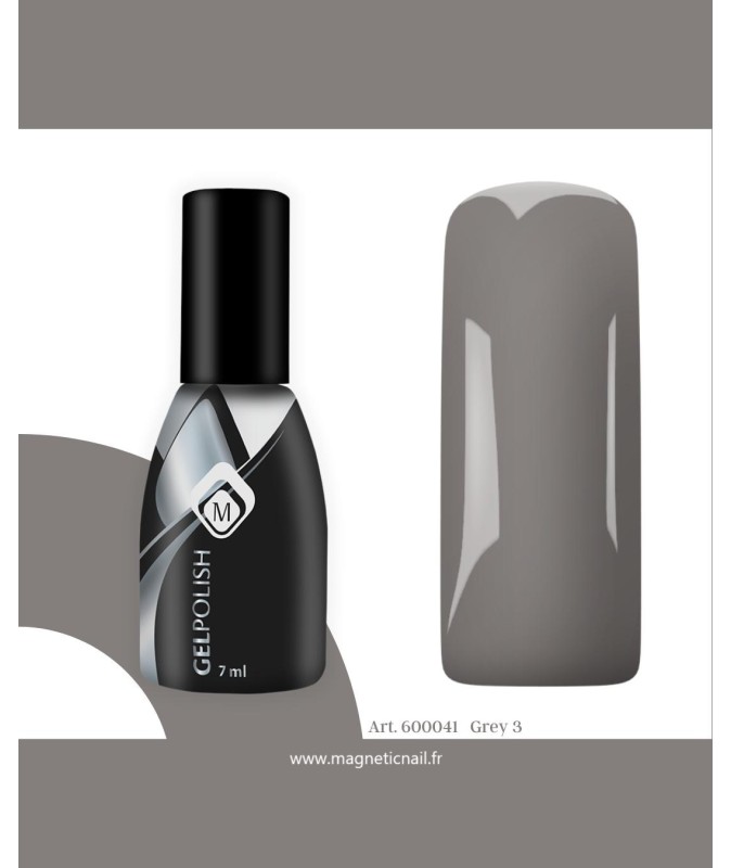 Gelpolish Grey 3 7ml