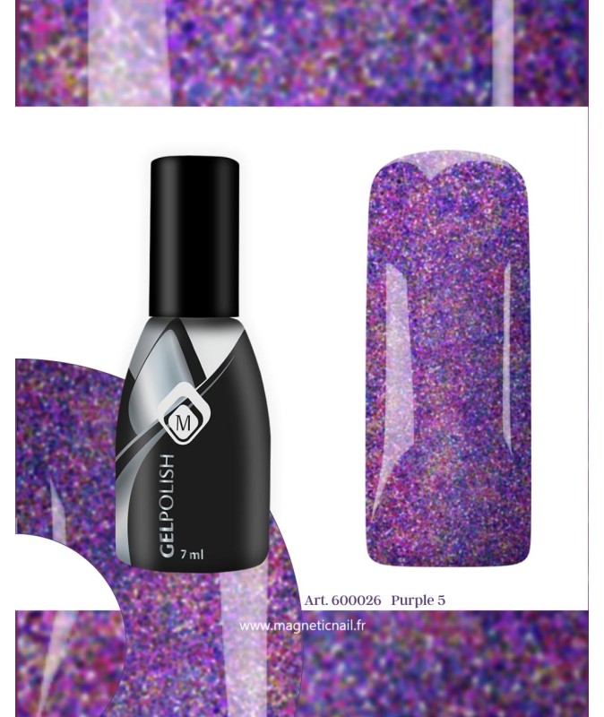Gelpolish Purple 5 7ml