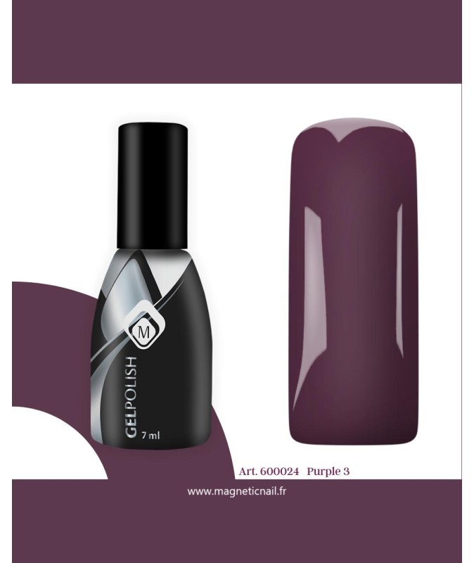 Gelpolish Purple 3 7ml