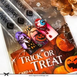 Plaque de Stamping n°41 - Trick or Treat